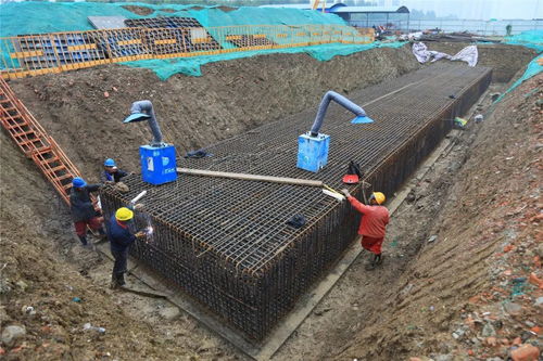 太白湖新區橋梁工程新進展 漁皇路跨老運河橋下部施工基本完成